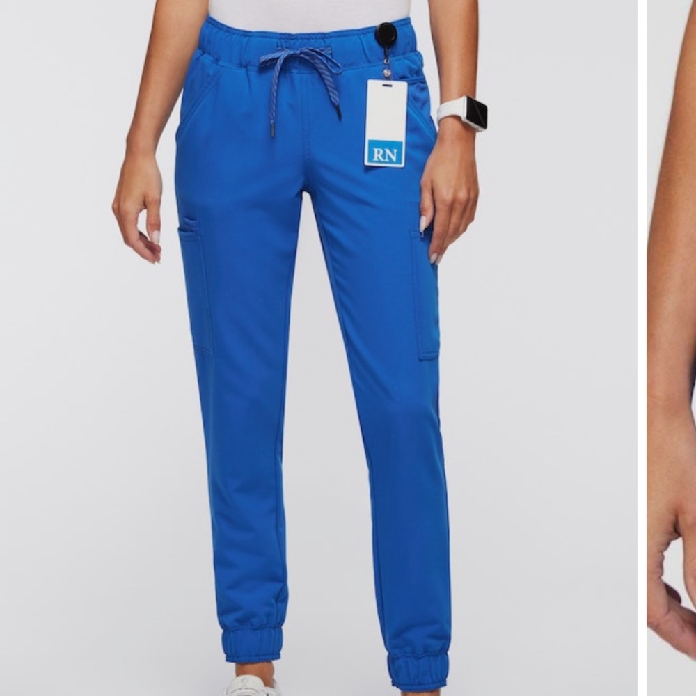 Jaanuu Royal Blue  Mesh-Enhanced Jogger Pant